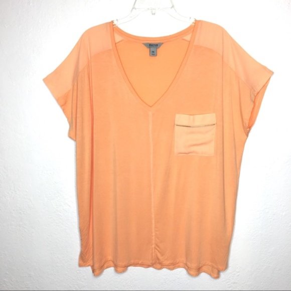 Kenneth Cole Tops - Kenneth Cole Reaction Sz XXL Cap Sleeve Blouse 677